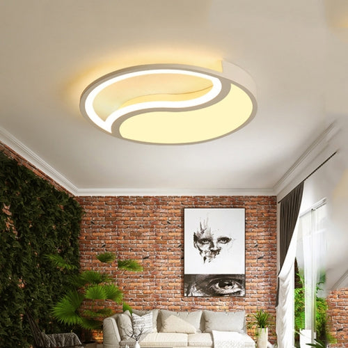 LED Bedroom Ceiling Lamp Creative Room Living Room Light Personalized Study Modeling Lamp, Diameter:40cm(Warm Light)