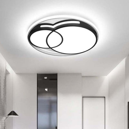 LED Round Ceiling Lamp Simple Modern Creative Bedroom Light Home Room Lamp, Size:Diameter 50cm(White Light)