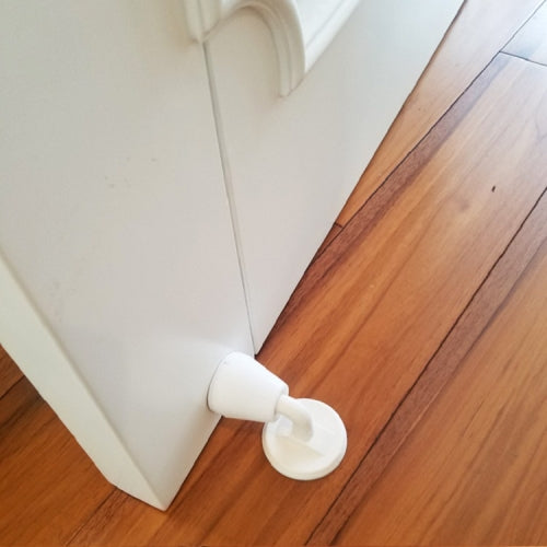 Door Handle Mute Thick Anti-collision Protection Pad(White)