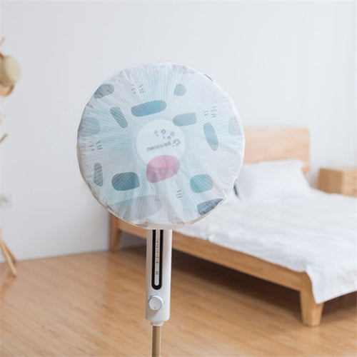 45cm Diameter Cute Printing Electric Circle Fan Dust Cover(Stone)