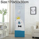 Simple Vertical Cabinet Type All Inclusive Air Conditioning Fabric Dust Cover, Size:170x50x30cm, Style:Love Bear