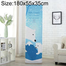 Simple Vertical Cabinet Type All Inclusive Air Conditioning Fabric Dust Cover, Size:180x55x35cm, Style:North Bear