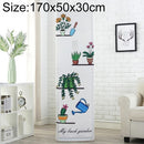 Simple Vertical Cabinet Type All Inclusive Air Conditioning Fabric Dust Cover, Size:170x50x30cm, Style:Green Plant
