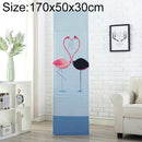 Simple Vertical Cabinet Type All Inclusive Air Conditioning Fabric Dust Cover, Size:170x50x30cm, Style:Flamingo
