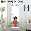 Simple Vertical Cabinet Type All Inclusive Air Conditioning Fabric Dust Cover, Size:170x50x30cm, Style:Pirate
