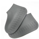 Thicken Portable Creative Outdoor Adult Non-slip Waterproof Silicone Shoe Cover, Size:S(Gray)