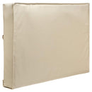 Outdoor TV Waterproof Dustproof Beige Protector Cover, Size:46-48 inch
