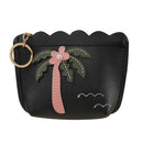 3 PCS Women Fashion Zipper Handbag Clutch Bags Coin Purse(Black)