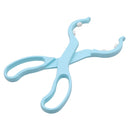 Anti Slip Baby Bottle Tongs Feeder Milk Bottle Holder Clip Baby Bottles Tweezers(Blue)