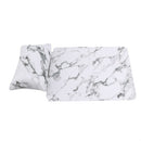 PU Marble Foldable Hand Pillow Hand Cushion Set Mat(White)