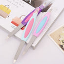 3 PCS Dead Skin Removal Shovel Nail Art Beautiful Tool 2 In 1 Professional Multifunction Nail File Random Color Delivery