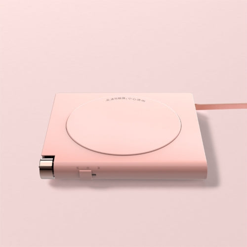Portable Small USB Timing Insulation Coaster(Pink)