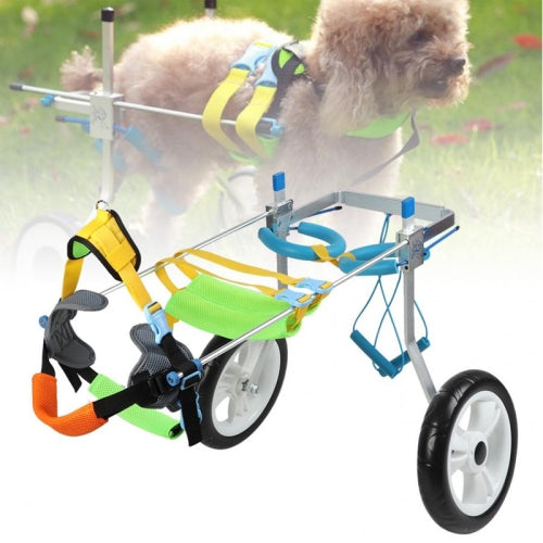 Pet Wheelchair Disabled Dog Old Dog Cat Assisted Walk Car Hind Leg Exercise Car For Dog/Cat Care, Size:L