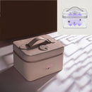 LED Ultraviolet Disinfection Bag Mummy Bag Portable Mini Mobile Phone Bottle Nipple Sterilization Bag, Colour:Cherry Pink