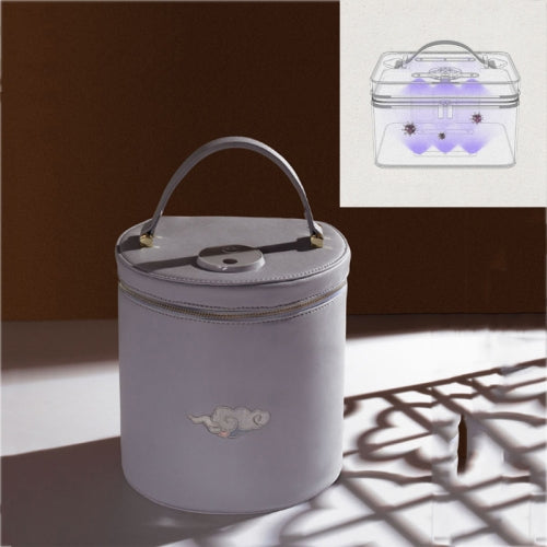 LED Ultraviolet Disinfection Bag Mummy Bag Portable Mini Mobile Phone Bottle Nipple Sterilization Bag, Colour:Baby Blue