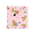 Large Capacity Towel Sanitary Napkins Month Bag Fabric Storage Bag(Pink Floral)
