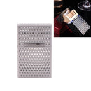 Aluminum Alloy Hollow Cigarette Case, Color:Silver, Capacity:20 PCS Cigarette