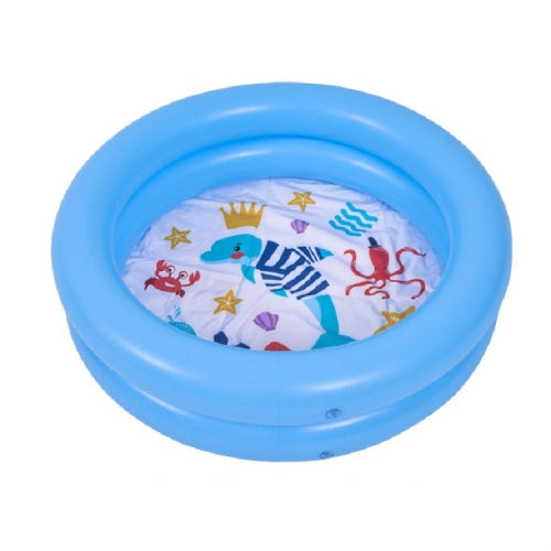 Household Baby Inflatable Swimming Pool Thickened Wear-resistant Bath Tub, Specification:Sea Animal Water Basin Blue