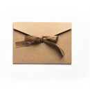 20 PCS Vintage Blank Kraft Paper DIY Multifunction Envelope Ribbon Postcard Box Large(Craft)