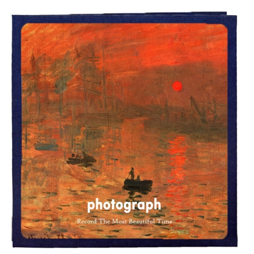 Art Retro DIY Pasted Film Photo Album Family Couple Commemorative Large-Capacity Album, Colour:16 inch Sunrise Impression(30 White Card Inner Pages)