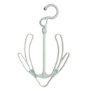 3 PCS Creative Multi-function Outdoor Windproof Double Hook Hanging Shoe Rack Movable Thick Drying Rack(Green )