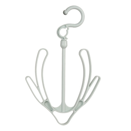 3 PCS Creative Multi-function Outdoor Windproof Double Hook Hanging Shoe Rack Movable Thick Drying Rack(Green )