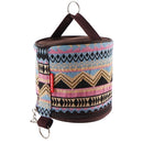 2 PCS Outdoor Camping Foldable Pumping Box Roll Paper Storage Bag(Pink + Blue)