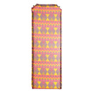 Double Air Hole Automatic Inflatable Pad Outdoor Camping Tent Pad Moisture-Proof Stitched Lunch Break Sleeping Pad(Red Yellow Printing)