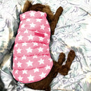 Autumn and Winter Two-piece Dog Cat Vest Sweater Suit Pet Two Feet,Size: XS (Pink Vest)