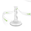 Ultrasonic Whirlpool Washing Machine Mini Portable Travel Washer(White)