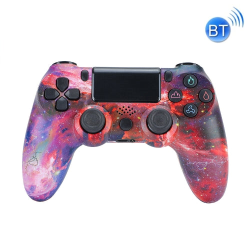 Wireless Bluetooth Game Handle For PS4, Product color: Bluetooth Version (Red Starry Sky)