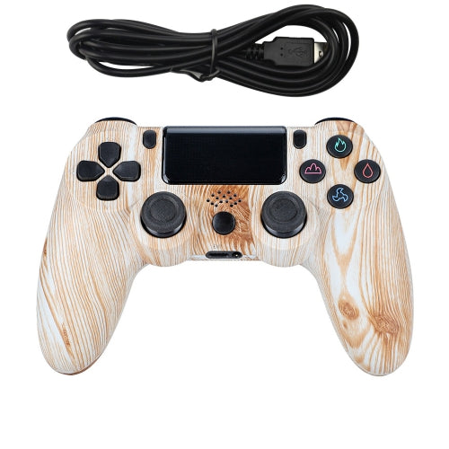 Wired Game Handle For PS4, Product color: Wired Version (Wood Pattern)