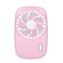 Portable Hand Held USB Rechargeable Mini Fan(Pink)