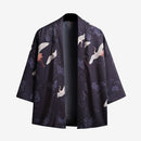 Kimono Robe Clothes For Unisex Retro Party Plus Size Loose, Size:XXL(As Show)