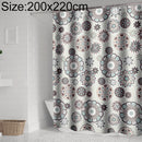 Bohemian Mandala Shower Curtains Bathroom Geometric Waterproof Bath Curtain, Size:200x220cm