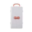 YB8289 Cosmetic Storage Box Dustproof Portable Skin Care Products Drawer Rack(Pink)