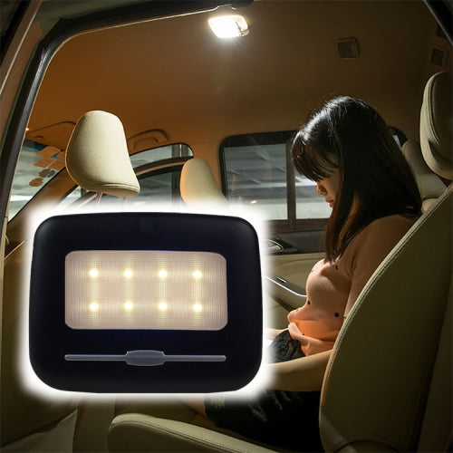 Car Interior Wireless Intelligent Electronic Products Car Reading Lighting Ceiling Lamp LED Night Light, Light Color:Yellow Light(Black)