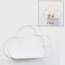 Cloud-shaped Wall Decorative Wall Hanging Decorative Wall Decoration Without Nails(White )