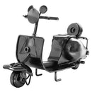 Mini Iron Sheep Motorcycle Decoration Creative Home Desktop Decoration Online Shop Shooting Props( Silver Grey )