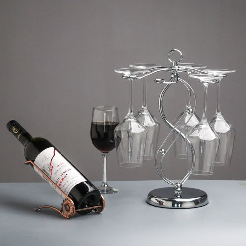 Circle Shaped Iron Inverted Wine Glass Holder Creative Home Living Room Bar Wine Holder