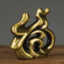 Vintage Chinese Zinc Alloy Ancient Bronze Blessing Ornaments