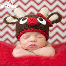 Cartoon Cattle Modeling Cotton Children Photography Hand-knitted Wool Cap(Color )