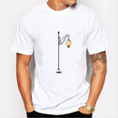 Print Pattern Short Sleeve T-Shirt for Men, Size: M(618)