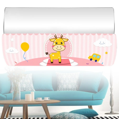 Air Conditioner Wall-mounted Hanging Cold Wind Shield Cover Windshield Cloth Deflector Baffle Board for 3P and Below Air Conditioner(Stage Deer)