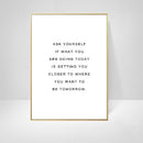 Ocean Landscape Canvas Poster Decoration Home Painting Art Paintings Frameless Painting Core, Size:20x25 cm(English Letter)