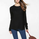 Loose Turtleneck Thin Sweater, Size: M(Black)