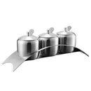 304 Stainless Steel Seasoning Jar Set Kitchen Seasoning Box Tank