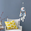 Creative Lace Hand-woven Crafts Koi Embroidered Crystal Dream catcher Home Car Wall Hanging Decoration