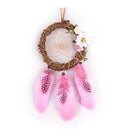 Creative Grass Woven Flower Embellishment Dream Catcher Home Decoration