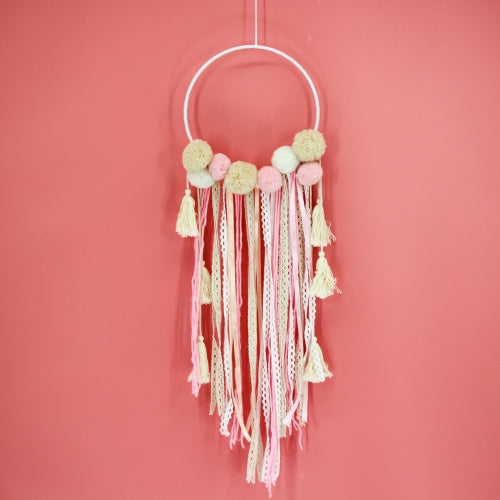 Cute Hair Ball Small Tassel Dream Catcher Hanging
